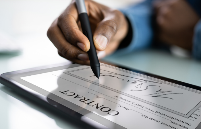 Contract Template Header 5